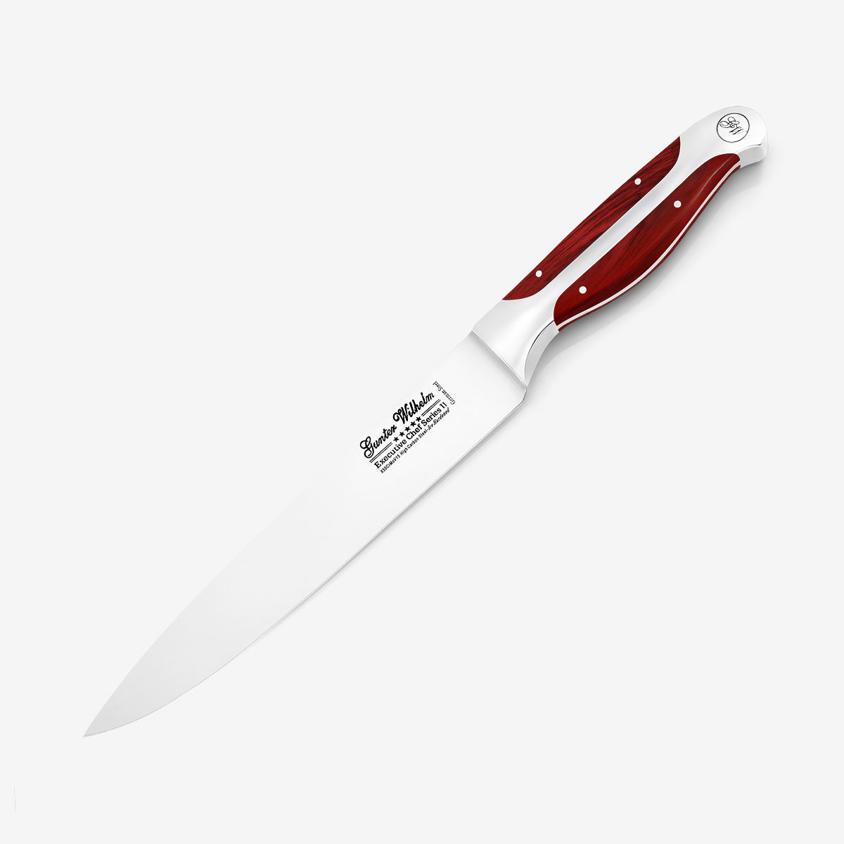 Refurbished Pointed Carving Knife, 8" Reddish ABS