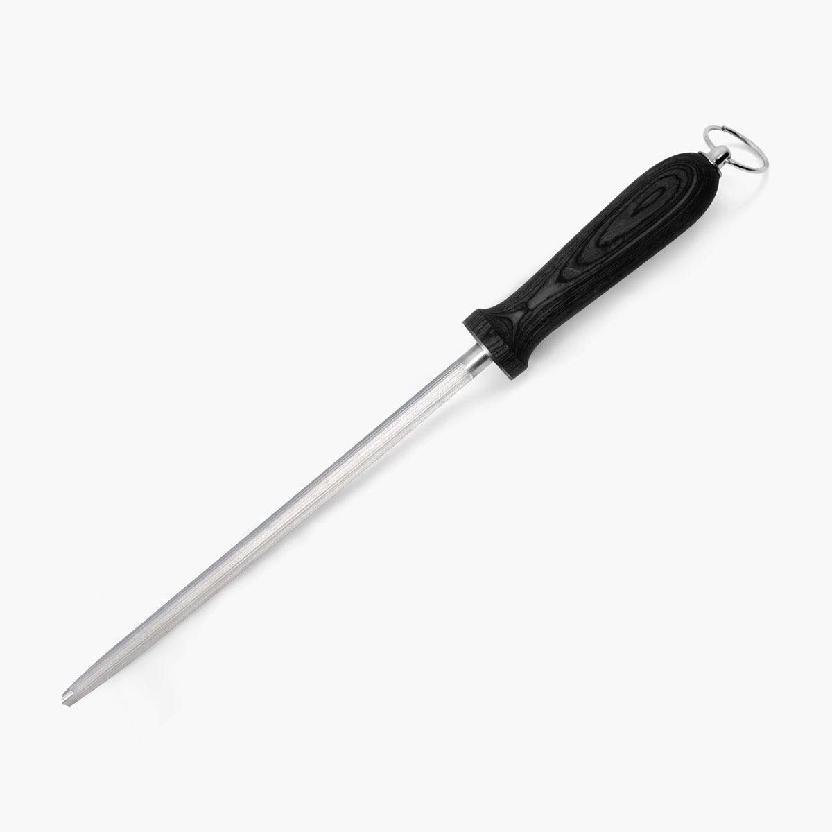 Quest Honing Steel, 10" Dark Pakkawood