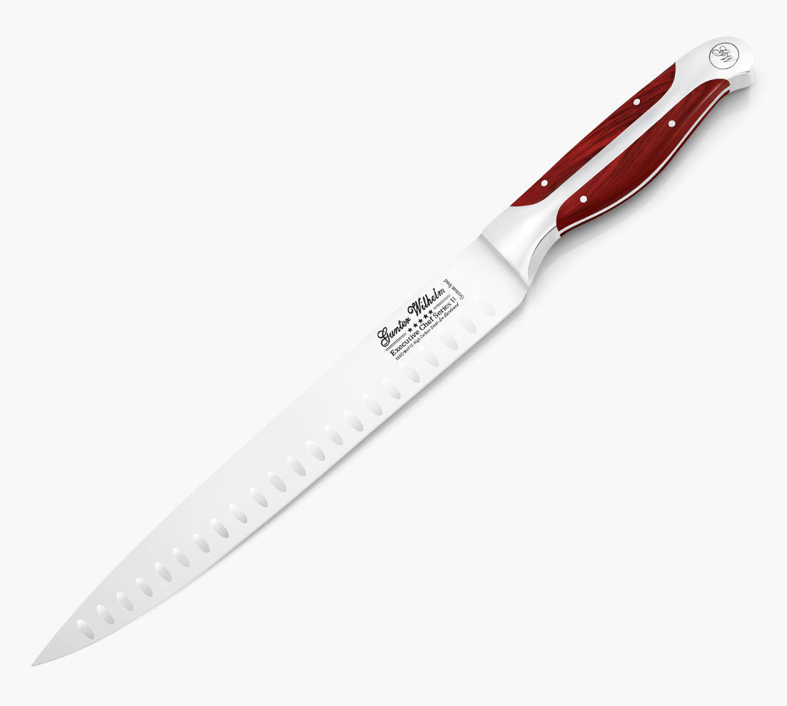 Pointed Carving knife, 10" Reddish ABS