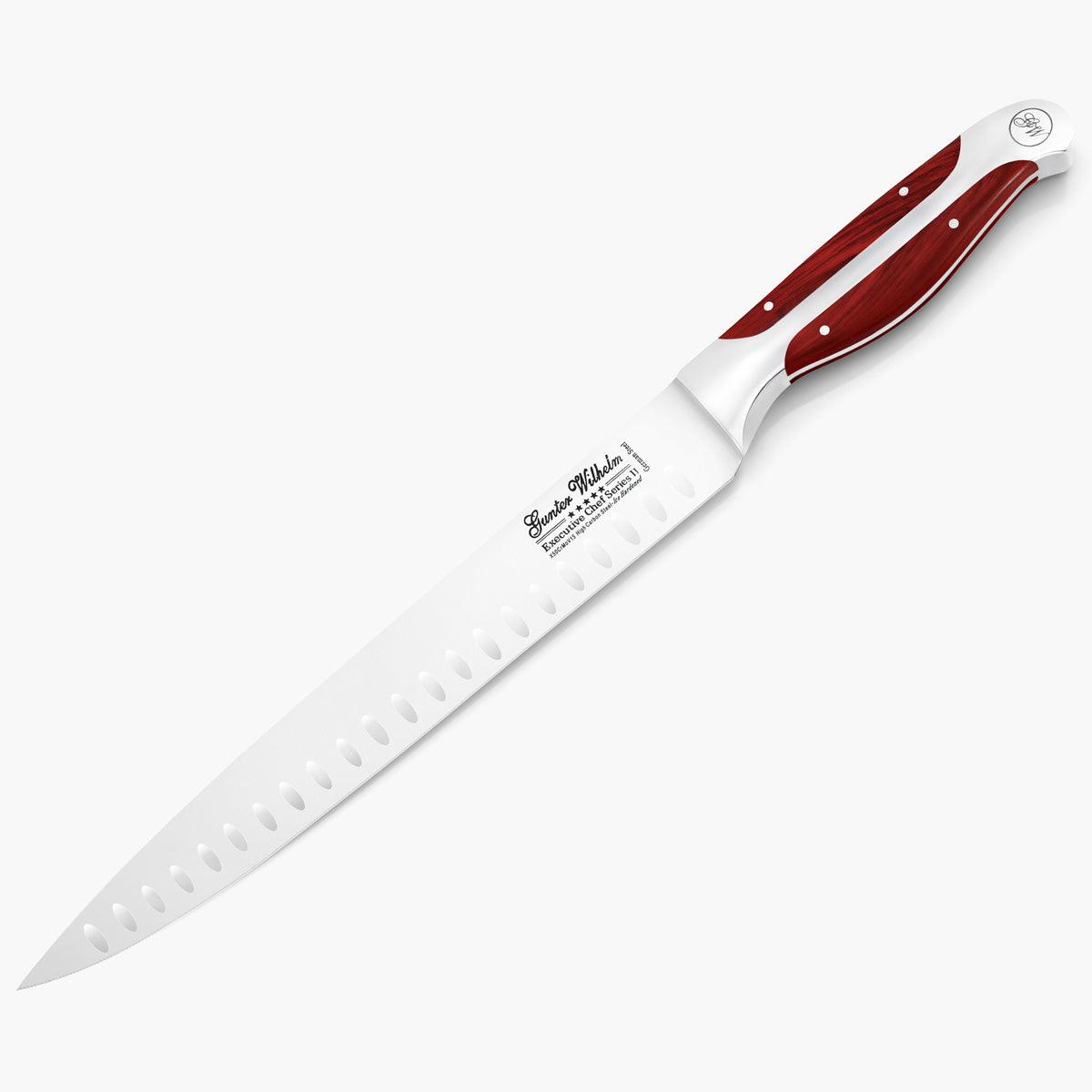 Pointed Carving knife, 10" Reddish ABS