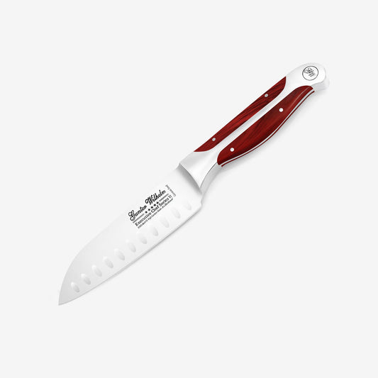 Refurbished Santoku Knife, 5" Reddish ABS