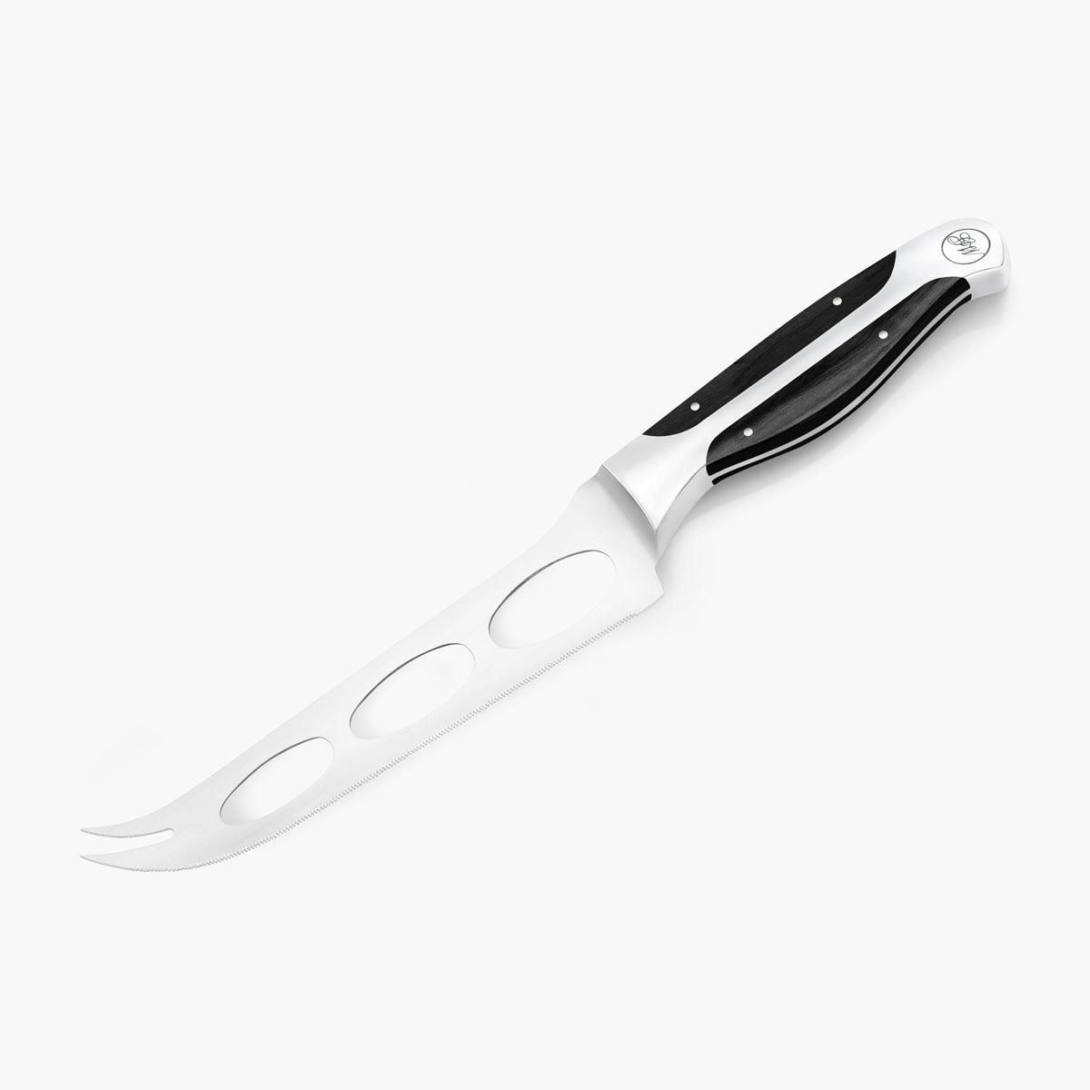 Cheese Knife, 7" Dark Pakkawood