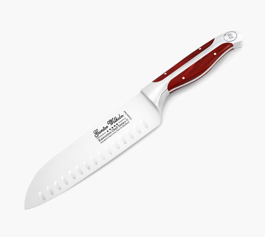 Santoku Knife, 7" Reddish ABS