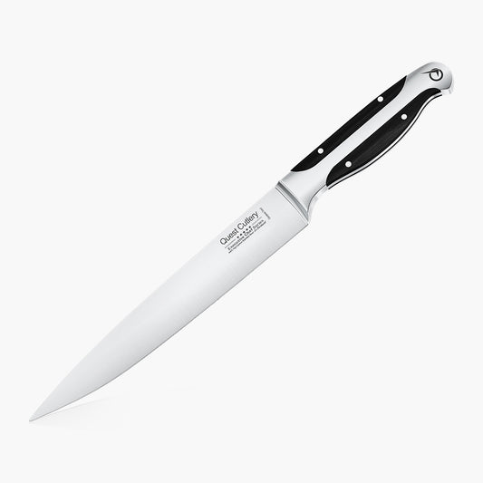 Quest Pointed Carving Knife, 8" Dark Pakkawood
