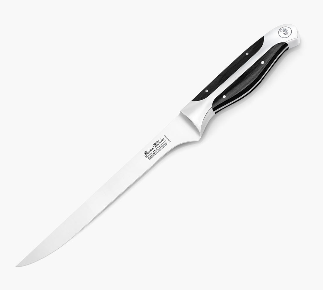 Boning Knife, 8" Dark Pakkawood