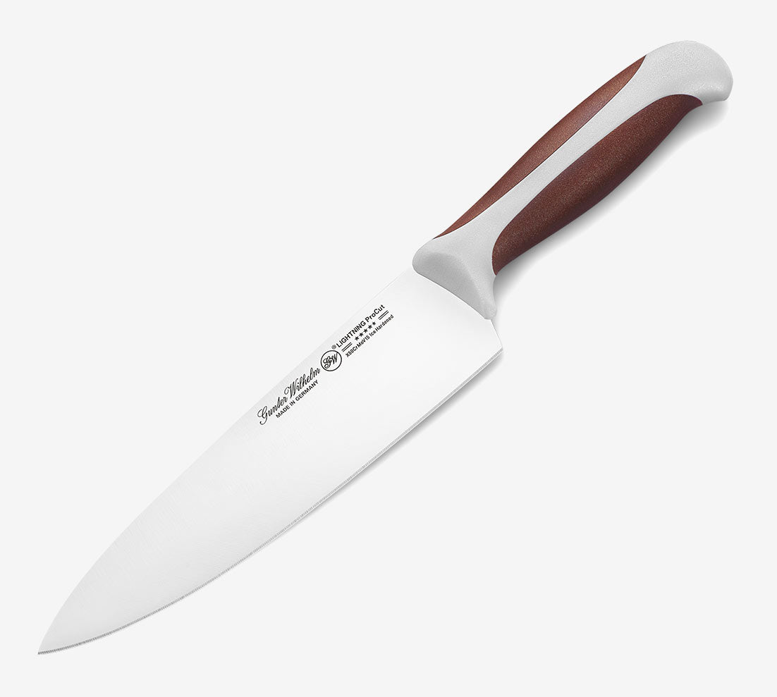 Chef Knife, 8" Brown & Gray ABS