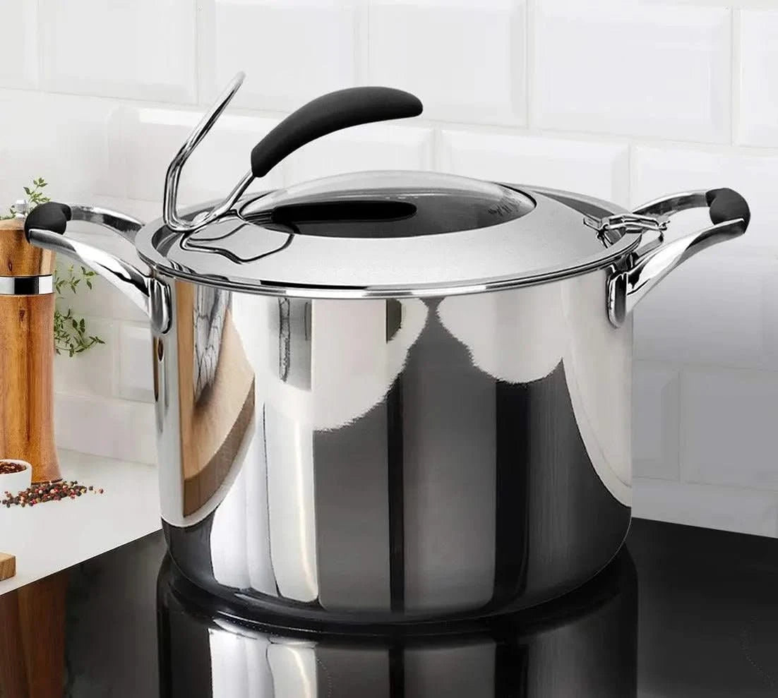 8QT Stock Pot 5PLY Stainless Steel - Gunter Wilhelm Outlet