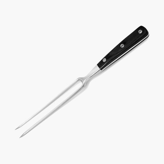 Carving Fork, 8" Dark Pakkawood