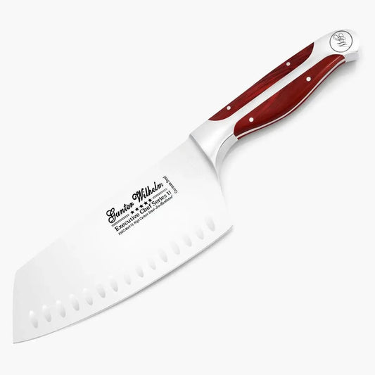 Vegetable Cleaver 7" Reddish ABS - Gunter Wilhelm Outlet